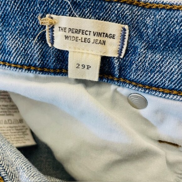 Madewell Perfect Vintage Wide-Leg Jeans Women's 29P Heathcote - Picture 8 of 10